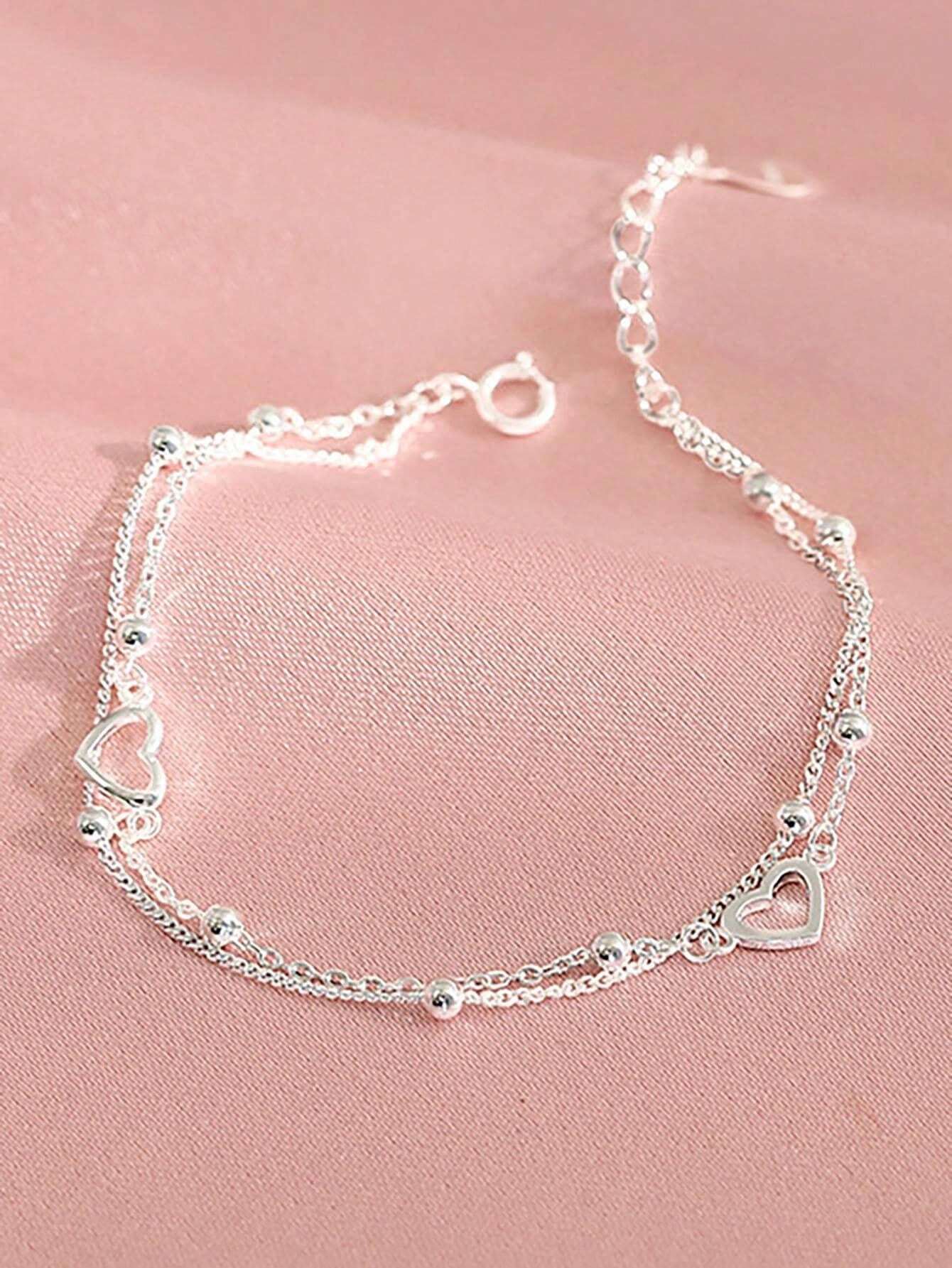 A Simple And Advanced S925 Silver Love Bracelet Banquet Activity Wear