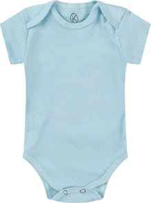 Baby Girls Bodysuits - Màu xanh nhạt - Xem 1