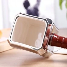 1 szt. Kubek ceramiczny ze stalowym młotkiem, ozdoba w kształcie młotka, uroczy kubek - Srebro - Zobacz 5