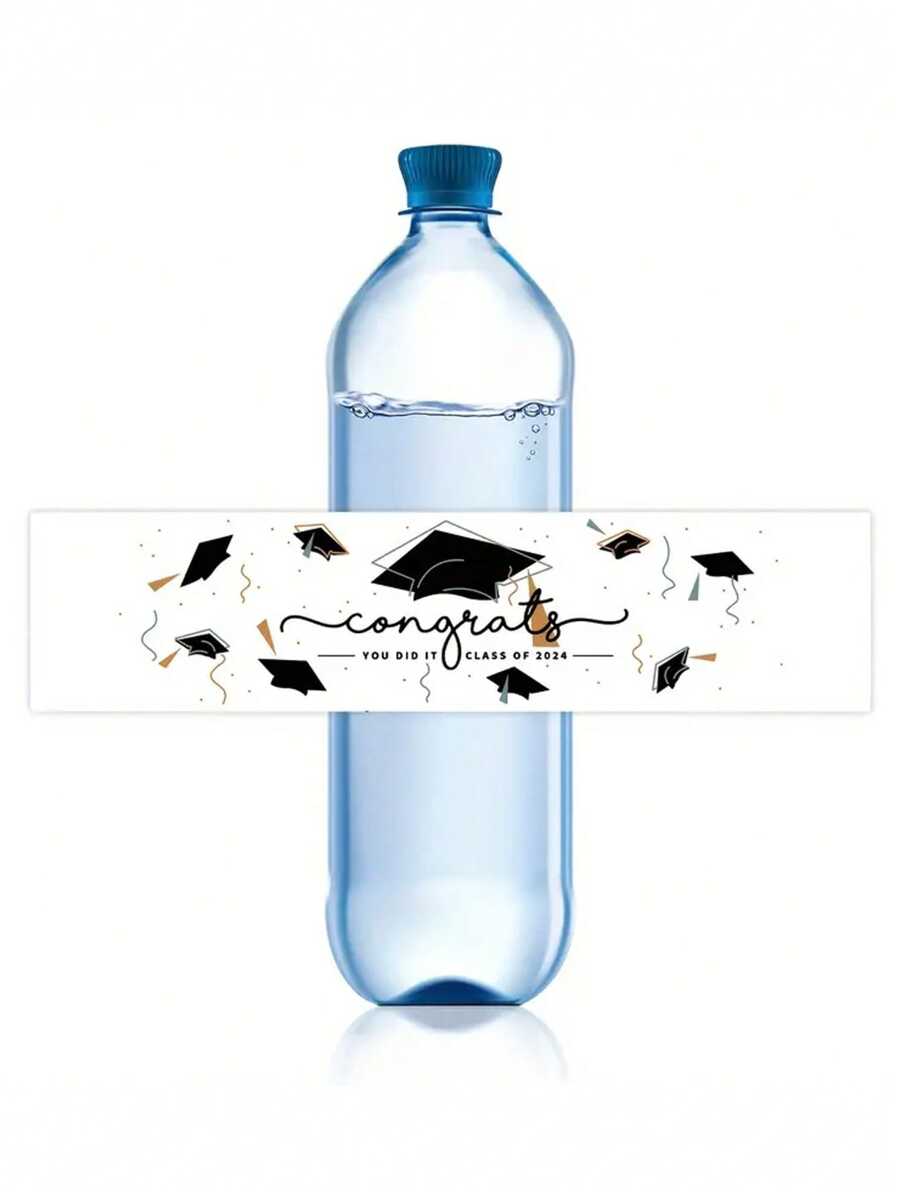 20 Pcs, Water Bottle Packaging, Graduation Water Bottle Labels, Class
