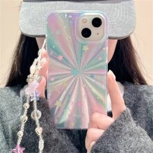 Cell Phone Lanyards Premium Aurora Graffiti IMD Phone Case Compatible With IPhone 14ProMax/14Pro/14/15ProMax/15Pro/15/13ProMax/13Pro/12/11, Simple & Cartoon, Anti-Fall