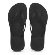 Women Flip-Flops - 黑色 - 查看 2