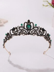 1入時尚公主皇冠和甜美鑽石生日頭箍，適用於女性王室頭飾 - 彩色 - 查看 24