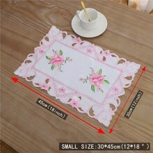 1 bucată, Aleer de masă din poliester, pasăre frumoasă, măiestrie scobită realizată manual, decor de masă potrivit pentru țesături de masă, întruniri de familie, petreceri de aniversare și decorarea camerei