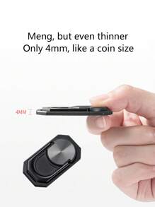 Reletech 1/2pcs Mobile Phone Holder, Slouchy Person Holder, No Storage Required. 360 ° Magnetic Suction, Rotating, Sliding, Detachable Mobile Phone Ring Buckle Bracket, Anti Fall Creative Mobile Phone Buckle Ring Buckle Bracket