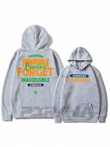 Men Hoodies - 灰色 - 查看 2