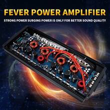 5000 Watt RMS Class D 1-CH 1/2/4-Ohm Stable Monoblock Audio Power Amplifier With Remote Subwoofer Controller, Support High Level Input - 5000.1D - View 4