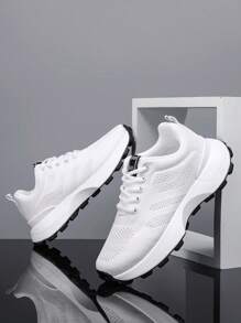 Scarpe sportive da esterno per adolescenti/giovani, sneaker platform alla moda e grosse, scarpe da corsa casual