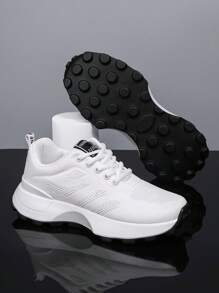 Scarpe sportive da esterno per adolescenti/giovani, sneaker platform alla moda e grosse, scarpe da corsa casual