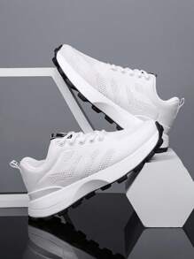 Scarpe sportive da esterno per adolescenti/giovani, sneaker platform alla moda e grosse, scarpe da corsa casual