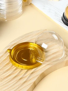 50pcs Disposable Round Cake Boxes For Wedding, Party And Baking Packaging - Gold - View 5