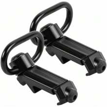 1PC 2PCS QD Sling Swivel Attachments Tactical 45-Degree Picatinny Rail Mount - 2Pcs - View 1