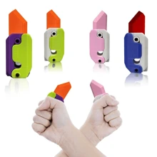 Juguete Anti-Estrés Divertido En Forma De Zanahoria O Cuchillo De Mariposa