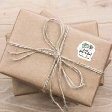 请留下评论，星空相机设计贴纸标签，小型企业网上商店感谢贴纸，信封封口商务礼品袋装饰标签包装贴纸，500 张 - 彩色 - 查看 5