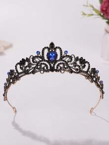 1入時尚公主皇冠和甜美鑽石生日頭箍，適用於女性王室頭飾 - 彩色 - 查看 27