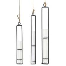 1 件悬挂式植物水培架（带瓶子）