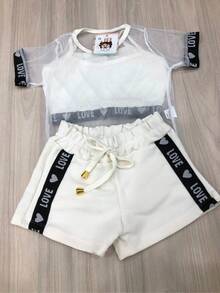 Young Girls Sets - 白色 - 查看 3