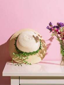 1pc Artificial Green Willow Wreath Decoration, DIY Material For Handmade Wreath Weaving - Vine Ribbon - View 5