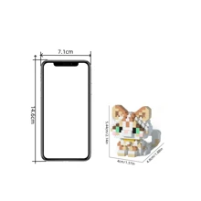 1 Conjunto de Blocos de Construção de Partículas Pequenas em ABS, Série Fofa de Animais de Desenho Animado com Cachorros e Gatos de Estimação Adoráveis como Huskies, Buldogues, Corgis, Gatos Laranja, Ragdolls, Siameses, Adequado para Volta às Aulas, Ano Novo, Páscoa, Dia dos Namorados, Aniversário e Outros Presentes para Feriados. Também pode ser usado para Decoração Caseira DIY Artística, Decoração de Sala de Estar Criativa e Artesanato Doméstico DIY. Adequado também para Dia dos Namorados, Ano Novo Chinês, Volta às Aulas, Blocos de Construção Interessantes, Pode Ser Usado como Decoração Doméstica Criativa, Blocos de Construção Desafio Interessante Mini, Exercitar Habilidades Manuais, Conjunto de Blocos de Construção, Decoração de Quarto Decoração DIY Criativa, Brinquedo DIY Brinquedos Educativos de Ciência, Conjunto de Blocos de Construção para Presentes de Adultos, Adequado para Presentes de Feriados, Aniversário, Páscoa, Dia das Mães, Dia dos Pais. Decoração de quarto