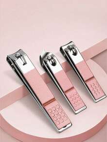 12PCS Manicure Set Stainless Steel Nail Clipper Kit Professional Grooming Kits Face Hand Foot Skin Care And Nail Care Tools With Leather Travel Case,Beauty Tool Portable Set Professional Grooming Kits, Travel Nail Kit - Multicolor - View 3