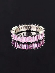 Fashionable Luxurious Lady Ring Suitable For Work Commute Shopping Dating Banquet Wearing, Festival Gift Z113 - White - View 39