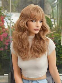 Tóc giả xoăn hình bướm vàng 22 inch, phù hợp cho nhiều dịp, mọi mùa, làm từ sợi tổng hợp, dành cho nữ/bé gái, thích hợp cho mùa tựu trường, lễ hội âm nhạc, quà tặng Ngày của Mẹ. - Vàng - Xem 3