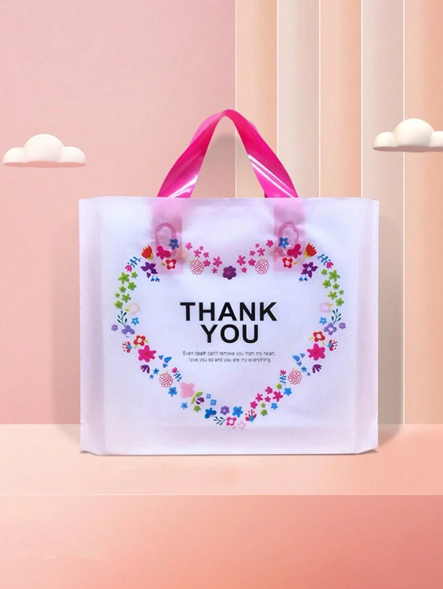 10 cái/gói quà tặng tiệc bán lẻ Túi xách tay tái sử dụng đựng quà tặng nhỏ, - Nhiều màu - Xem 1