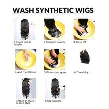 Long Curly Synthetic Drawstring Ponytail Hair Extension 22 Inch Heat Resistant Pony Tail Wig Extensions Clip In Ponytail Hairpiece - Dark Brown - View 11