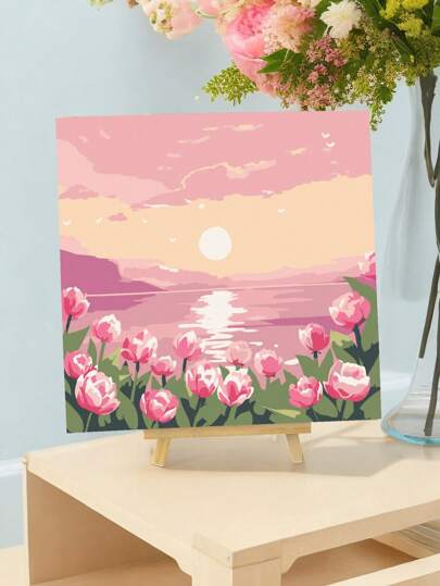 Paint By Number For Adults, Acrylic Easy Paint By Numbers For Adults Beginner, DIY Painting By Numbers For Gift Home Wall Decor 20 W X 20 L/30 W X 30 L