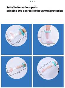 Waterproof Shower Cover For Bathing And Showering, Protecting Wounds With Plaster Cast Or PICC Lines - Ankle - View 7