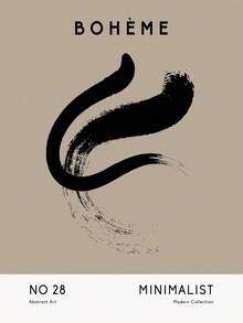 1 pieza Pintura impresa en lienzo, paloma blanca con patrón de flor de tinta, estilo minimalista moderno, beige/negro, arte de pared para la decoración de pasillo/corredor/dormitorio/sala de estar como fondo de sofá, sin marco, regalo perfecto, decoración del hogar, embalaje en tubo de PVC - Multicolor - Ver 32