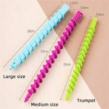 20 件/套卷发棒螺旋烫发卷发器 DIY 美发造型工具、发饰、美发工具 - 彩色 - 查看 13