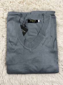 Men Sweaters - رمادي - مشاهدة 6