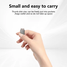 1入組USB C轉Micro B適配器，Micro B轉USB C 3.0硬盤傳輸線，適用於USB 3.0便攜式SSD、HDD鋁合金外殼，Type-C女轉MicroB USB3.0可旋轉連接器，附加於行動硬盤外殼上 - 灰色 - 查看 6