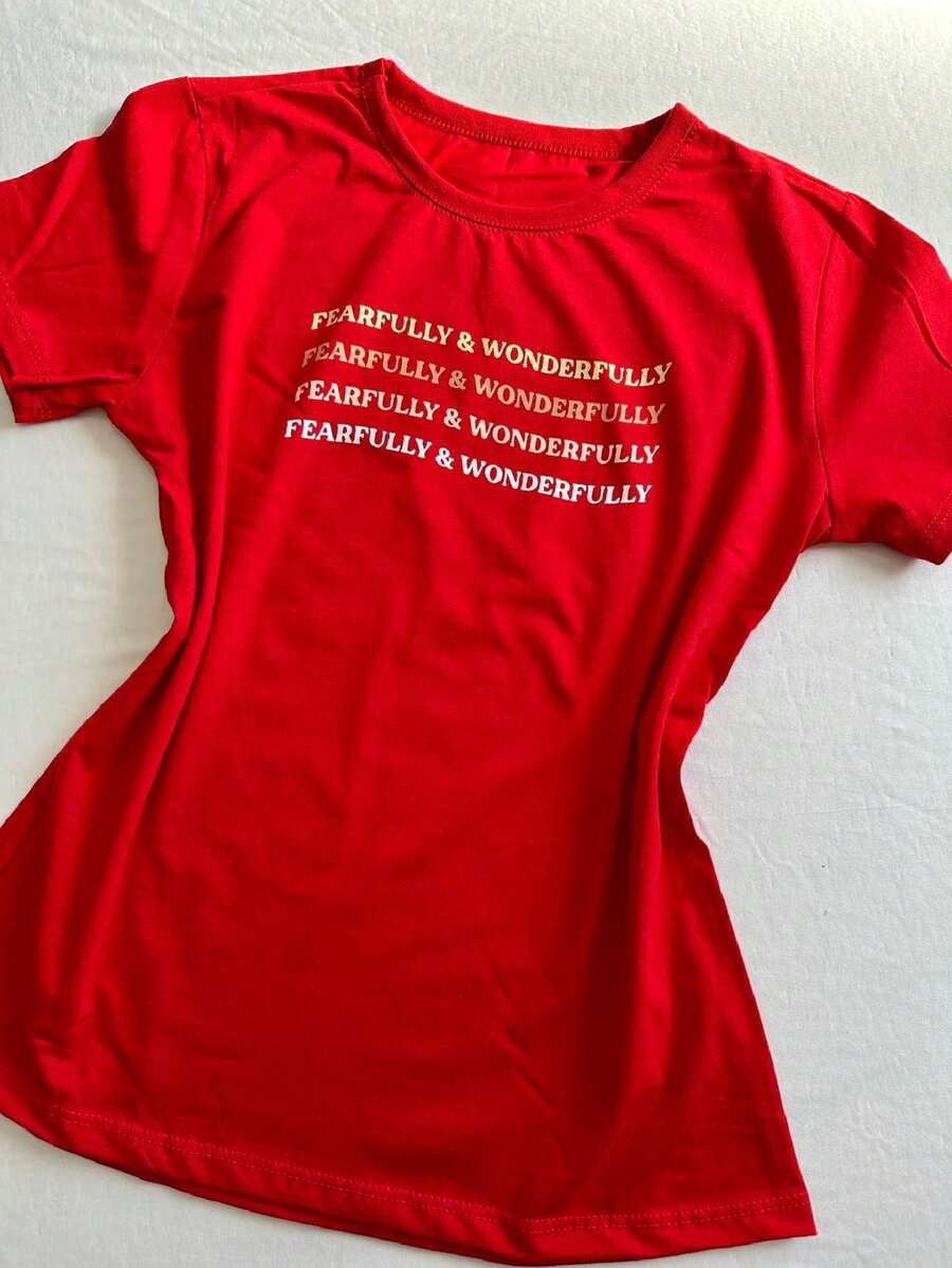 Women T-Shirts - 紅色 - 查看 1