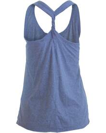 Women's Vintage Blend Racerback Relaxed Fit Yoga Lounging Tank Top - 藍色 - 查看 2