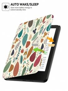 多種顏色款Kindle Paperwhite保護殼，細膩面料套，輕巧PU皮革智慧保護套，帶自動休眠/喚醒功能，適用於Paperwhite電子書閱讀器-多色