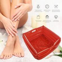 1pc Inflatable PVC Foot Bath Tub Bathtub For Adults/Pets, Travel And Pre-Swimming Cleaning - Multicolor - View 6