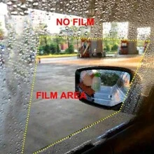 2 piezas de película a prueba de lluvia para la ventana lateral del automóvil, película a prueba de lluvia para la parte delantera de la motocicleta, general para autos, conduzca con en la lluvia y la nieve - 2 uds ventana lateral - Ver 3
