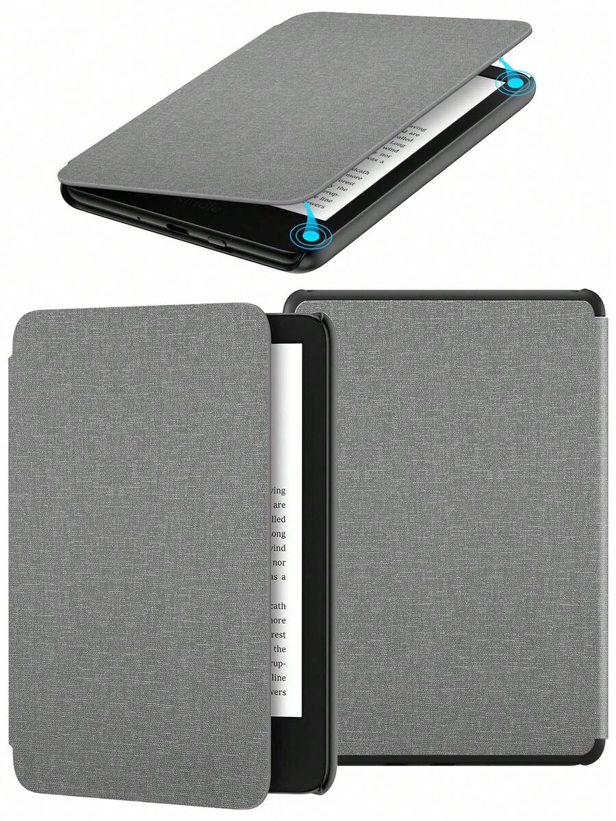 Multiple Colors Case For Kindle Paperwhite , Slim Fabric Cover, Lightweight PU Leather Smart