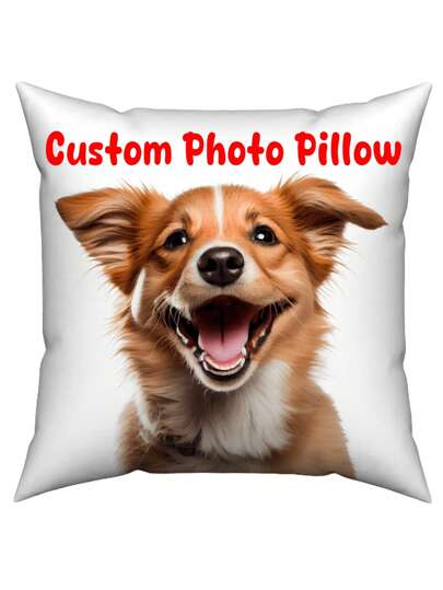 Funda de almohada personalizada impresa por una cara, adecuada para parejas, jóvenes, mascotas, amigos, apta para bodas, festivales, Día de la Madre, Día del Padre, Acción de Gracias, sofá de la sala de estar, decoración del dormitorio, para el Día de los Enamorados, para el Día de la Madre, para cumpleaños, para el Día de la Juventud, para graduaciones, para bodas, para Navidad, para el estreno de una casa, para renovar el hogar en otoño