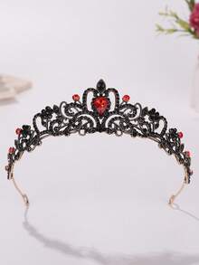 1入時尚公主皇冠和甜美鑽石生日頭箍，適用於女性王室頭飾 - 彩色 - 查看 25