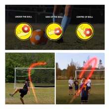 1 pieza Balón de fútbol mágico naranja auténtico de talla 4/5, para adultos y jóvenes, duradero para entrenamiento al aire libre, resistente al desgaste y con rendimiento estable.