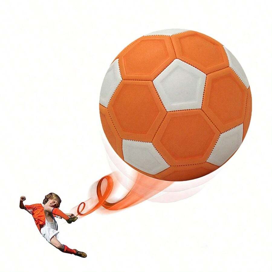 1 pieza Balón de fútbol mágico naranja auténtico de talla 4/5, para adultos y jóvenes, duradero para entrenamiento al aire libre, resistente al desgaste y con rendimiento estable.