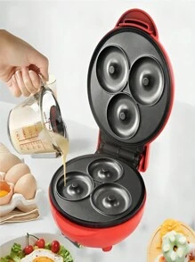 Máquina de Fazer Donuts 3 Buracos Rosquinhas Automática Culinária 110V e 220V - Sortido - Visão 2