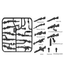 Building Block Parts-Modern Weapon Set: 98K Sniper Rifle, Assault Rifle, Pistol, Knife And Other Equipment DIY Assembled Toys Room Decoration - Multicolor - View 2