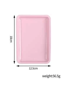 Stainless Steel Disinfection Tray For Manicure Tools, Portable Disinfection Tray For Storing Different Shaped Nail Art Accessories - Pink - View 13