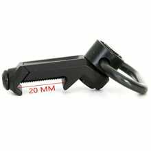 1PC 2PCS QD Sling Swivel Attachments Tactical 45-Degree Picatinny Rail Mount - 2Pcs - View 5