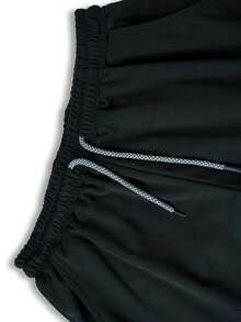 Pantalones cortos de compresión con estampado de conejo gótico para hombre, pantalones deportivos de secado rápido y elásticos para gimnasio, carrera y uso casual en la playa - Negro - Ver 7