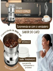 Electric Coffee Grinder - Steel - View 6